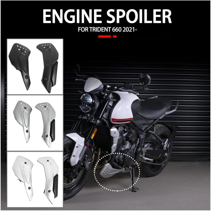 Fayedenicy Motorrad Bellypan Belly Pan Lower Panel Spoiler Verkleidung Cowling Cover Motorschutz Cha