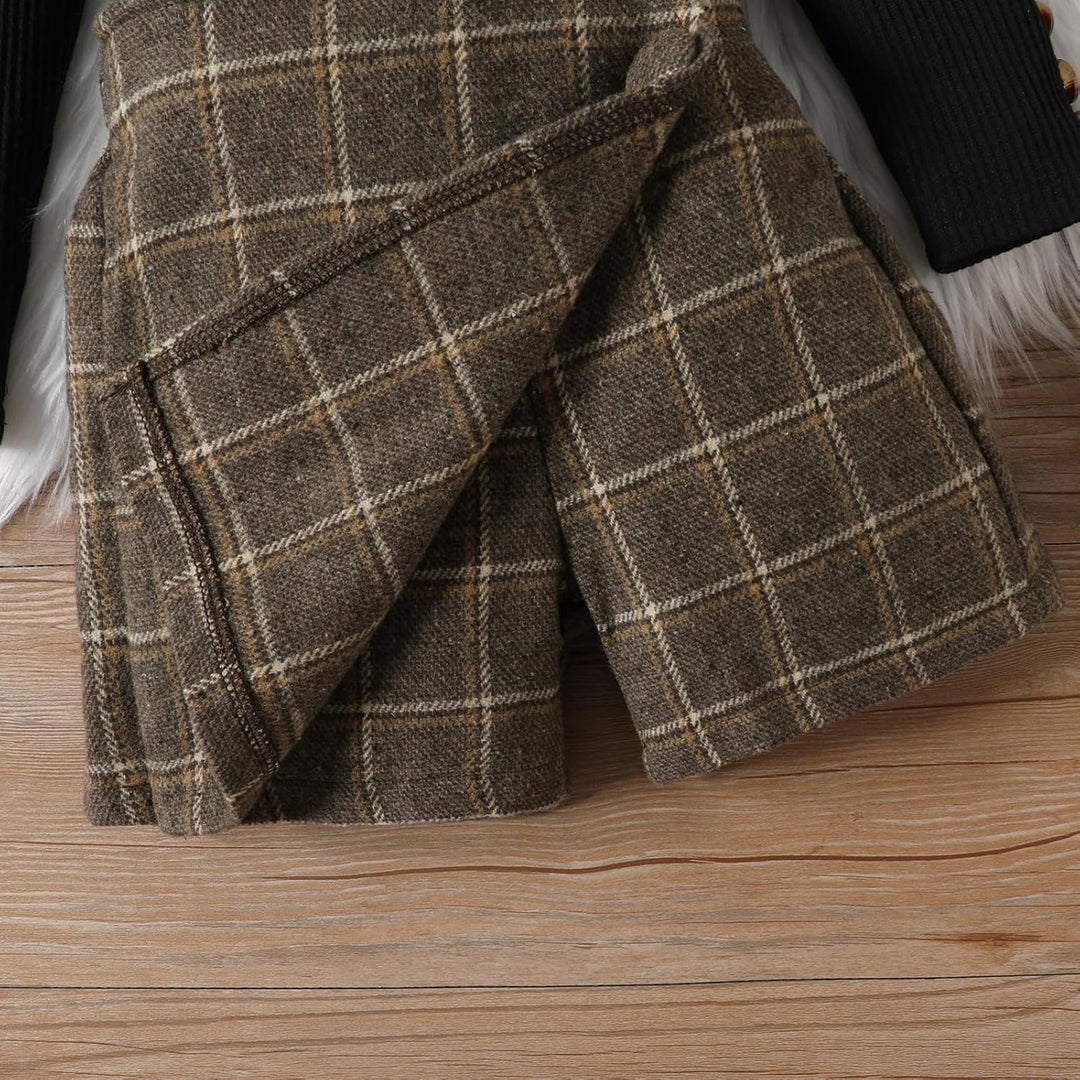 Miipat Baby Mädchen Kleidung Set Kleinkind Mädchen 2pcs Outfits Set Lange Ärmel Pullover Tops mit Mi