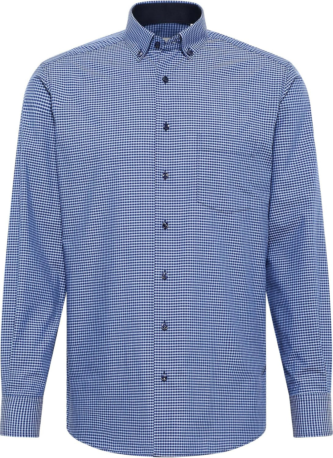 ETERNA Male Shirt unifarben 42 Dunkelblau, 42 Dunkelblau