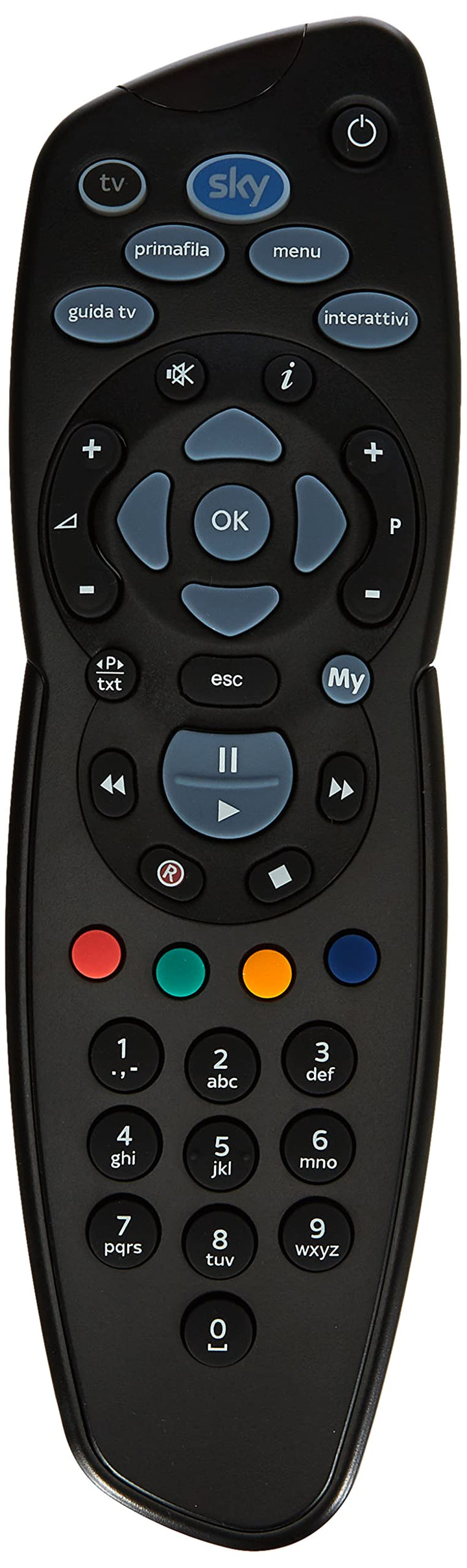 One For All MySKY-Fernbedienung, inklusive 2 Duracell-Batterien, funktioniert mit My Sky HD-Decoder,