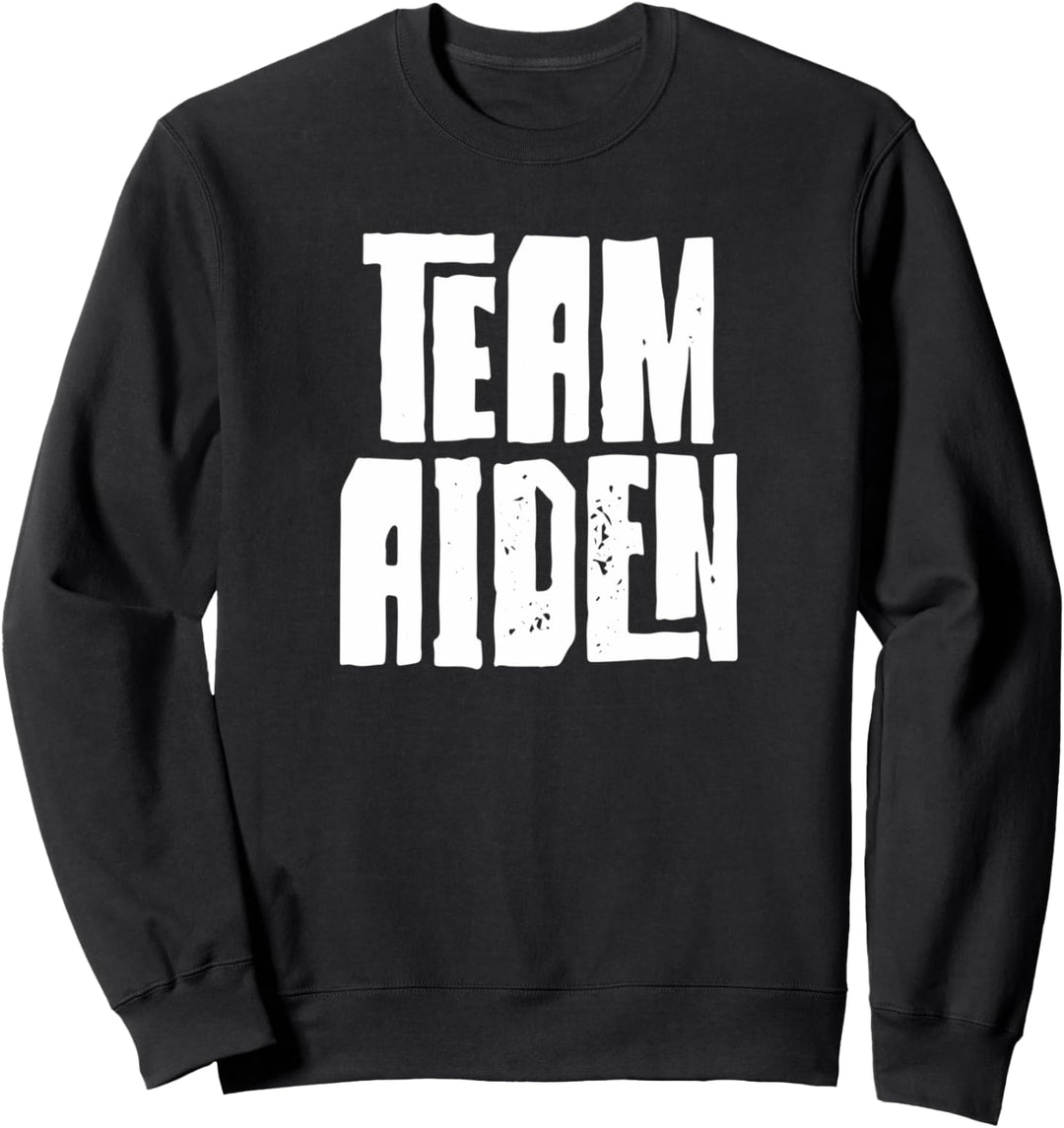 Team Aiden Sohn Papa Ehemann Enkel Sport Familie Gruppe Sweatshirt