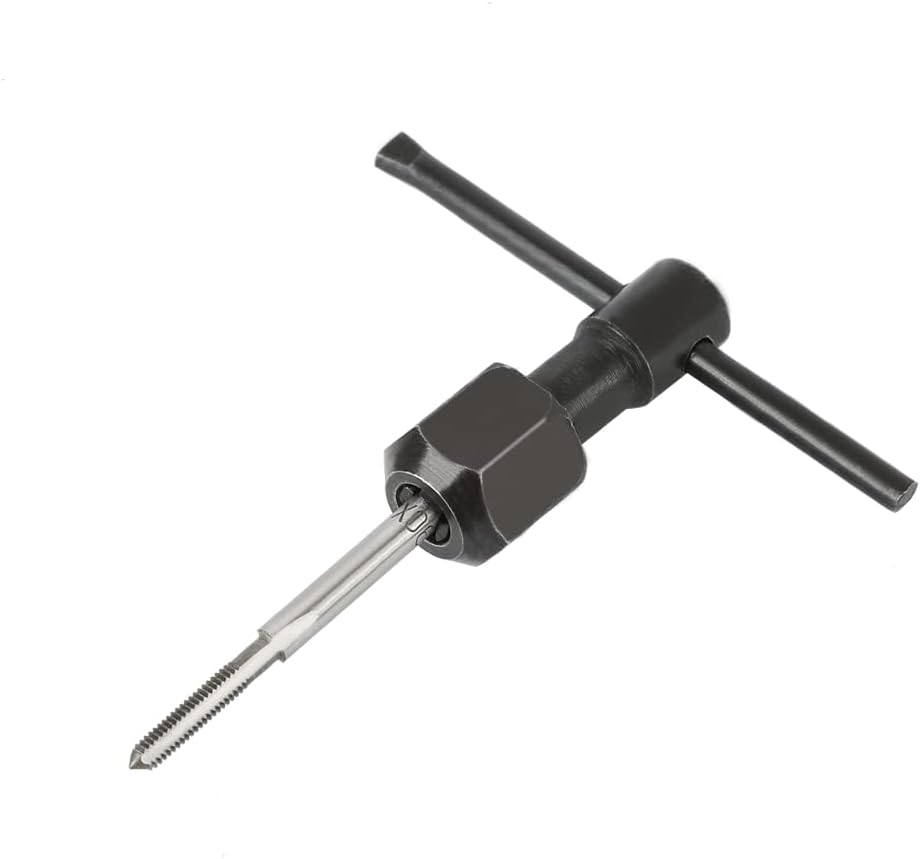 Gewindeschneider Set 40tlg, Profi Gewindebohrerset Feingewinde Gewindeschneidsatz Metrisch M3-M12 Ge