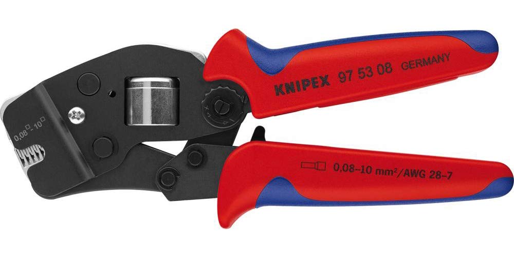 KNIPEX Aderendhülsenzange 190mm 0,08-10,0qmm, Front/Seite