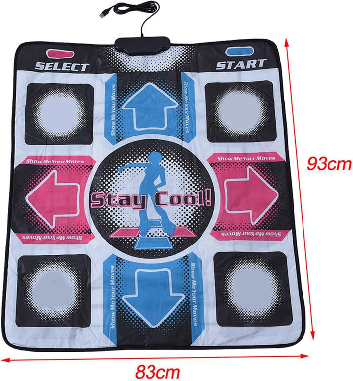 Tanzmatte für Nonslip Dance Pad – EIN Hochempfindliches Tanzspielpad mit USB-Konnektivität, Kompatib