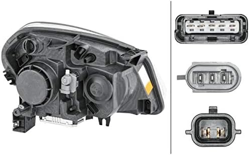 HELLA 1EF 238 042-111 Halogen/Xenon-Hauptscheinwerfer - links - für u.a. Nissan Qashqai I (J10, NJ10
