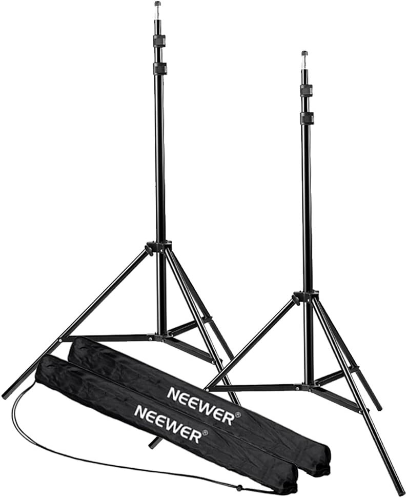 Neewer 210cm Aluminiumlegierung Fotografie Photo Studio Lichtständer für Video-, Porträt- und Fotobe