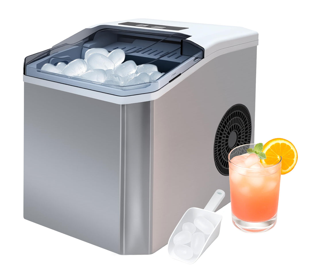 iTOMA Tisch-Eismaschine, 2 Grössen von Kugel-Eiswürfeln, 1,3-Liter-Eismaschine mit Autoreinigung, mi