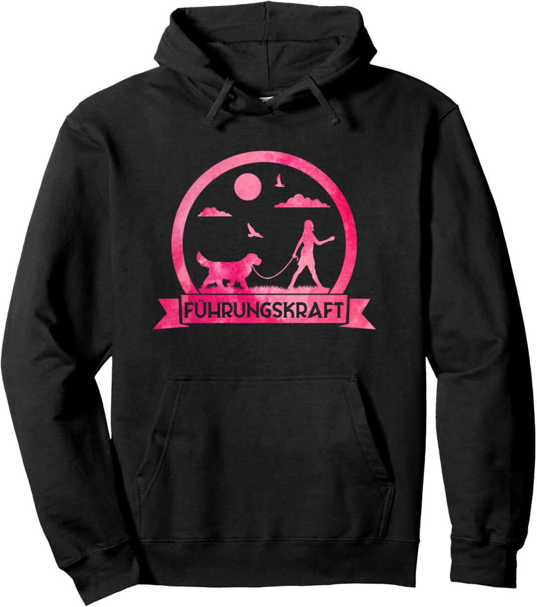 Führungskraft von Hunden, Lustiges Hunde Sprüche Frauchen Pullover Hoodie