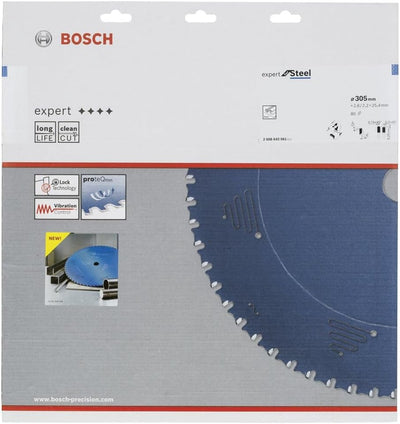 Bosch Accessories Bosch Professional 1x Kreissägeblatt Expert for Steel (für Stahl, Sägeblatt Ø 305