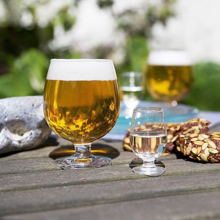 Holmegaard Bierglas 44 cl Det danske Glas aus mundgeblasenem Glas, klar