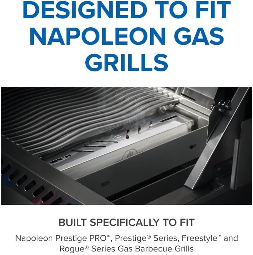 Napoleon 67013 Edelstahl-Räucherbox, Grillzubehör