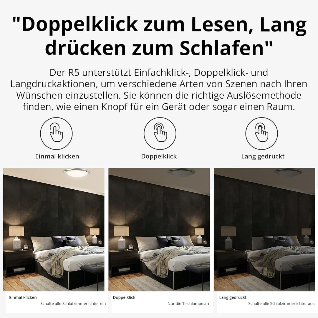 SONOFF SwitchMan R5W Wlan Scene Controller,Smart Home Szenen Fernbedienung 6 Tasten Funkschalter, Ar