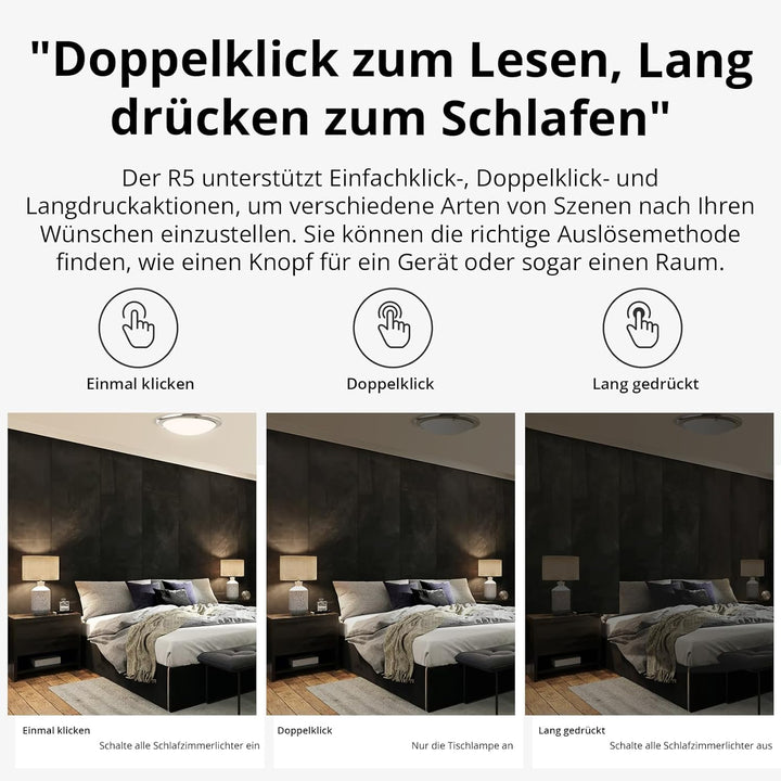 SONOFF SwitchMan R5W Wlan Scene Controller,Smart Home Szenen Fernbedienung 6 Tasten Funkschalter, Ar