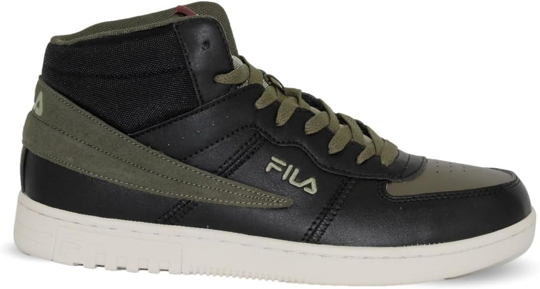 FILA Herren Noclaf Mid Sneaker 42 EU Black Olive Night, 42 EU Black Olive Night