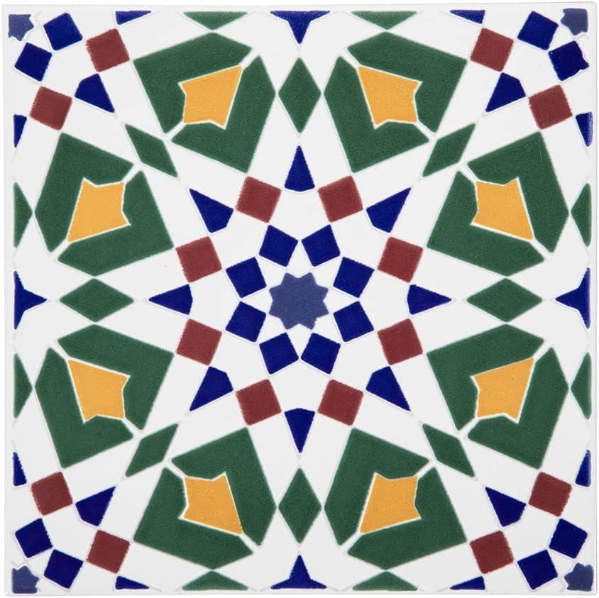 Cerames Orientalische Marokkanische Keramikfliesen Tanger - dekorative Mosaikfliesen für das Badezim