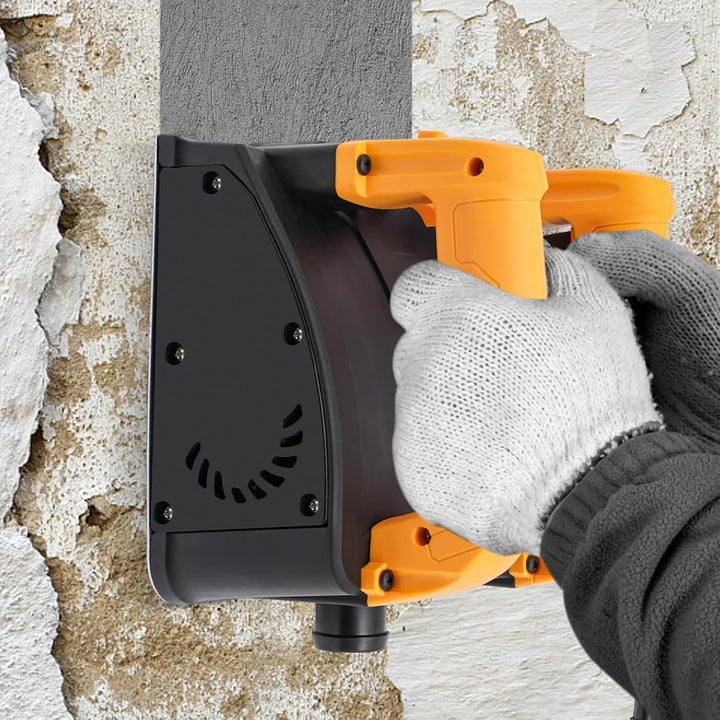 Betonfräse Elektrische 1200W, 1000-4000r/min Sanierungsfräse, Putzfräse Mauerfräse, 1-4mm Hobeltiefe