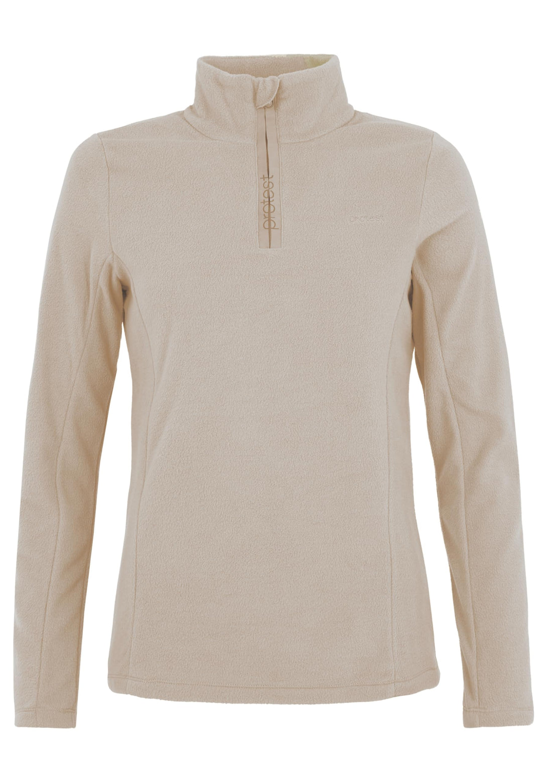 Protest Damen 1/4-reissverschluss MUTEZ XL BambooBeige, XL BambooBeige