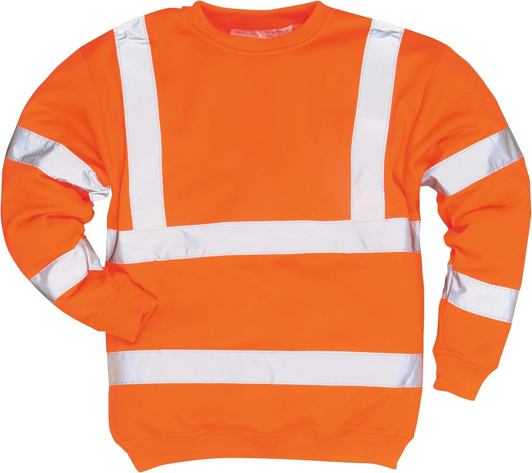Portwest Warnschutz-Pullover, Farbe: Orange. Grösse: XXXL, B303ORRXXXL 3XL Orange, 3XL Orange
