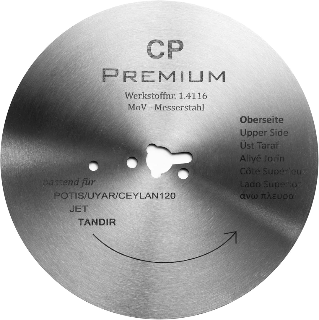 Kreismesser für Tandir, Jet, Dost & Uyar 120 Dönermesser/Gyrosmesser