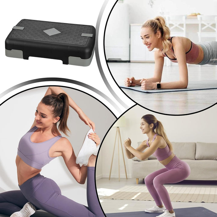 Step Aerobic, rutschfest, multifunktional, für Aerobic, vielseitige rutschfeste Plattformen für Fitn