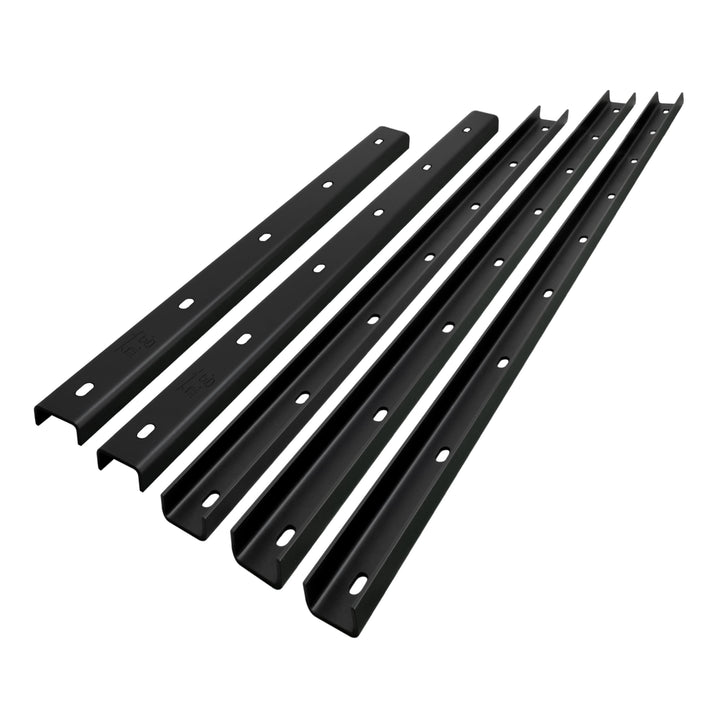 3x Gratleiste U-FORM massiver Unterzug für Tischplatten, Tischbeschlag, Unterstützungsunterzug, Vers