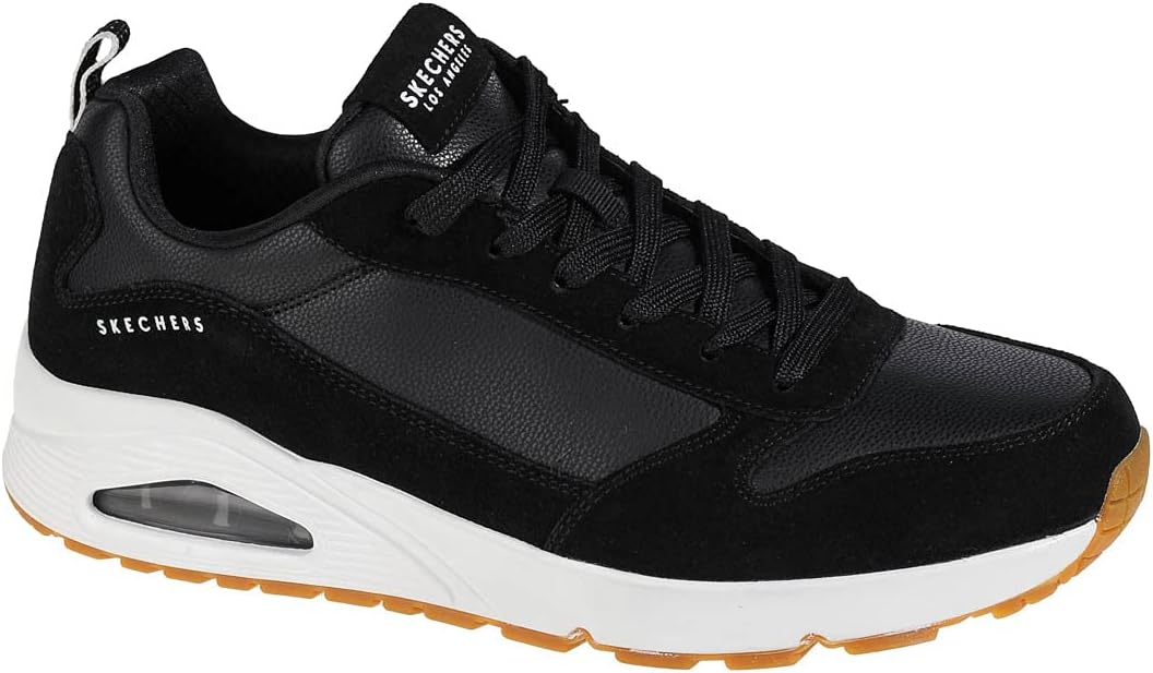 Skechers Damen Uno Sneaker 41 EU Schwarz, 41 EU Schwarz