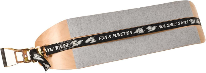F2 Balance Board Surfline Board Slackline Training 105x27,5cm Farbe wählbar Schwarz 105x27,5cm, Schw