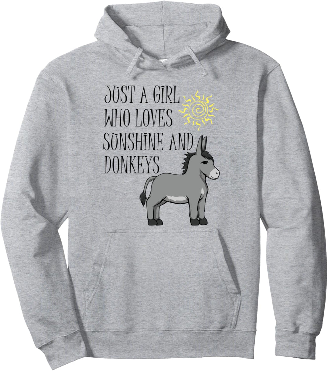 Baby Esel Mädchen mag Esel Pullover Hoodie