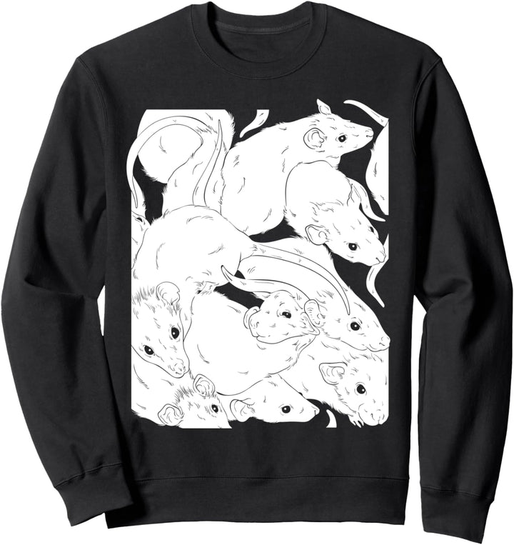 Ratten König | Wicca Hexen | Pastel Goth Gothic | Süsse Ratte Sweatshirt