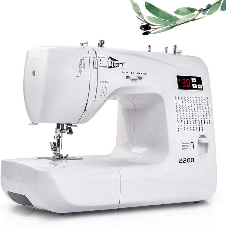 Nähmaschine Elektrisch Freiarm Computer-Nähmaschine mit 60 Stichprogramme für Anfänger Profi, Weihna