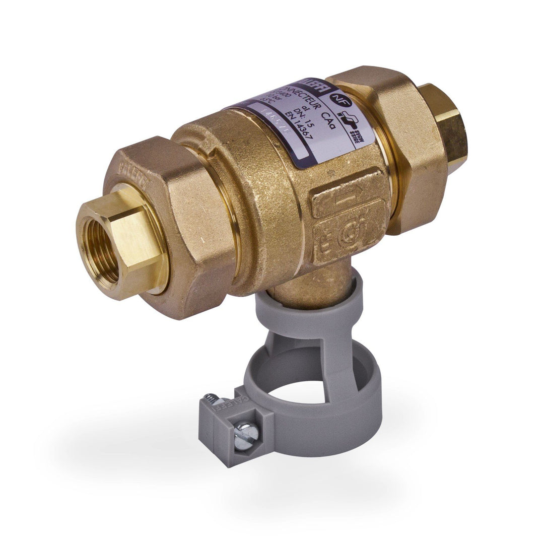 Caleffi 573400 Systemtrenner Typ CA 1/2 Zoll Rohrtrenner Sicherheitsventil Heizungsventil Druckbegre