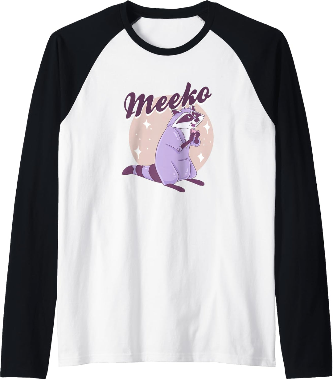 Disney Pocahontas Meeko Eating Portrait Raglan