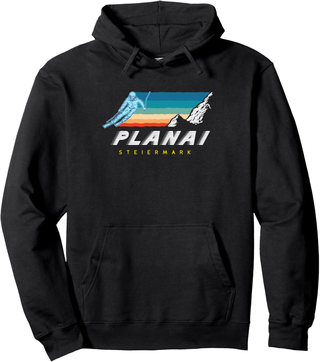 Planai Steiermark - Österreich Retro 80s Skiferien Geschenk Pullover Hoodie