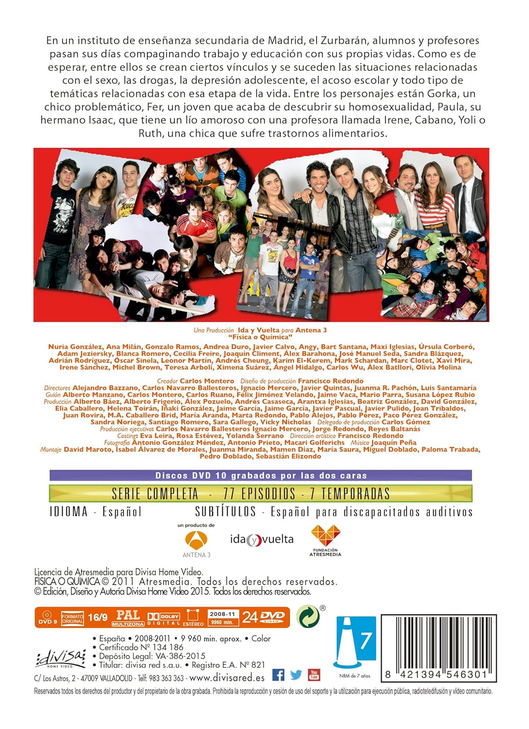 Física o Química. Serie completa (Region 2), DVD