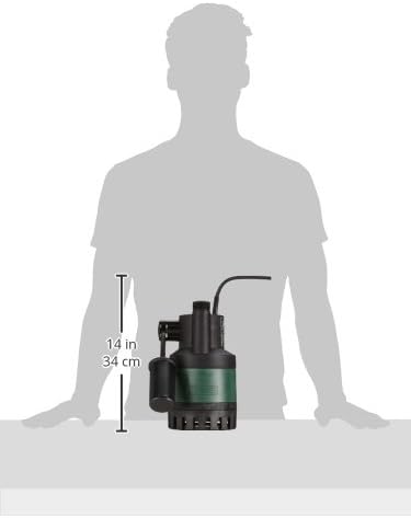 DAB Nova Up Tauchpumpe/Flachsauger 300Automat, max. Flow 7,6m³/h, max. Förderhöhe 9m