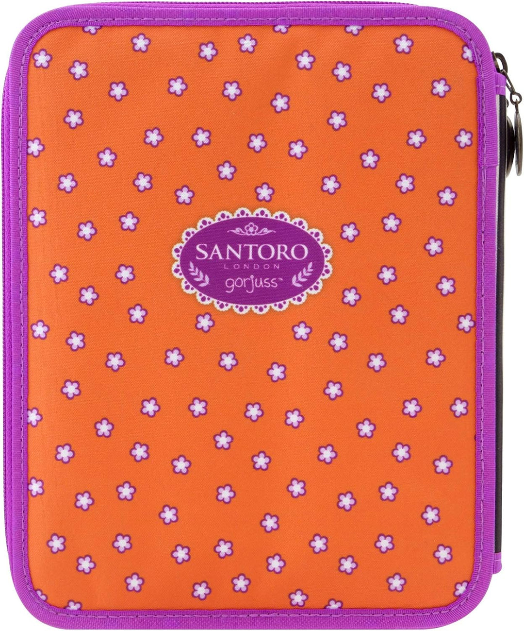 Santoro Gorjuss Plumier Doble Münzbörse Orange (Naranja), Orange (Naranja)