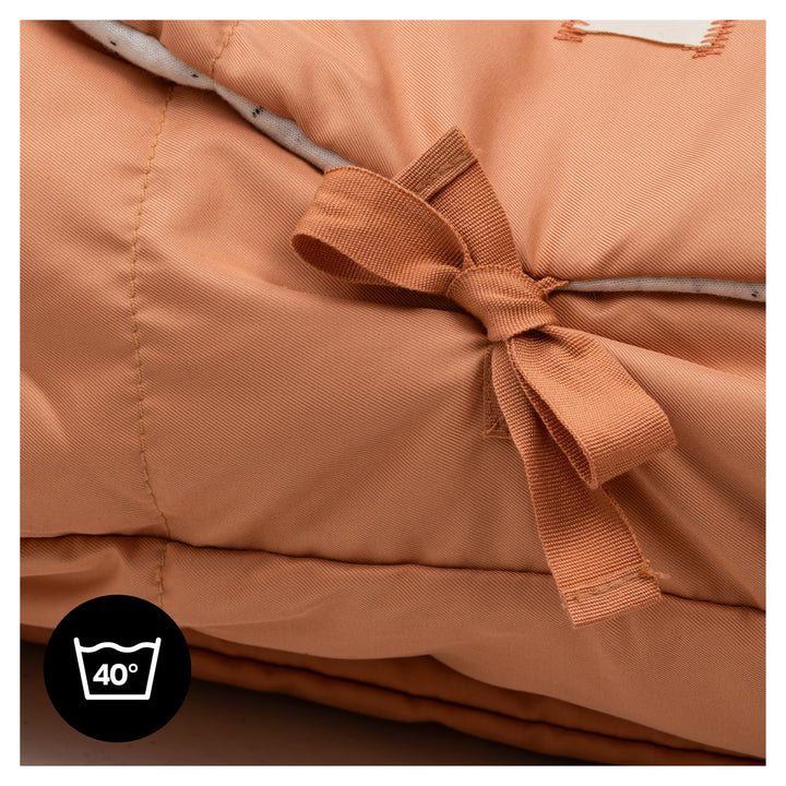 hauck Carry N Play, Dots Cork/Baumwolle – 3in1 Baby Tragetasche, Fusssack & Spieldecke – 85 x 40 x 1