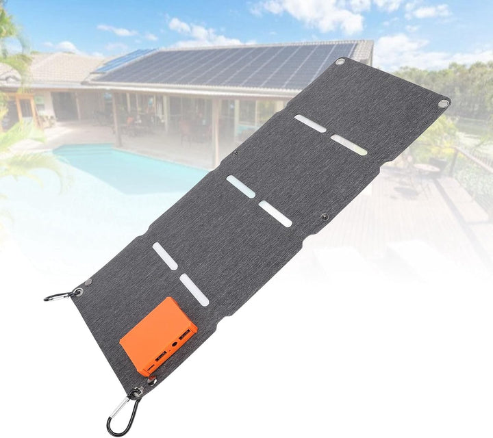 40 W Faltbares Solarpanel mit USB-C-USB-A-Ausgängen für Telefone, Powerbanks, Tablets, Schnelles Auf