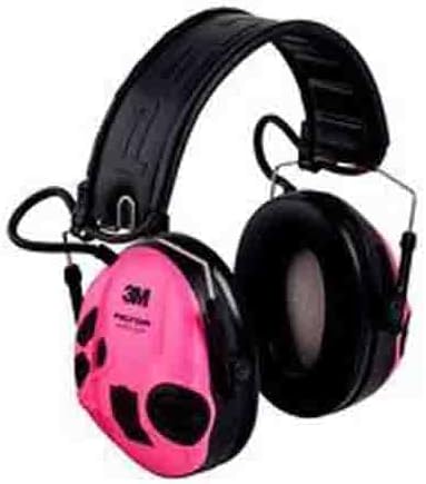 3M Peltor SportTac Gehörschutz pink - Ohrschützer mit aktiver Schalldämmung speziell für Jäger und S
