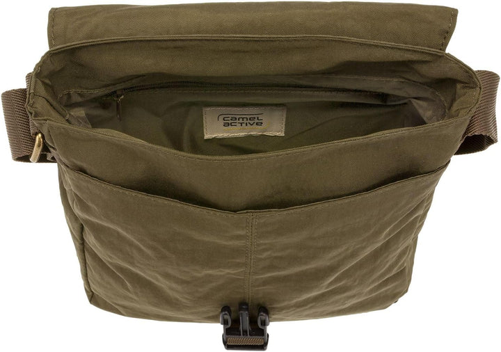 camel active bags Journey Herren Umhängetasche Messenger Bag 22 x 7 x 26 Khaki, 22 x 7 x 26 Khaki