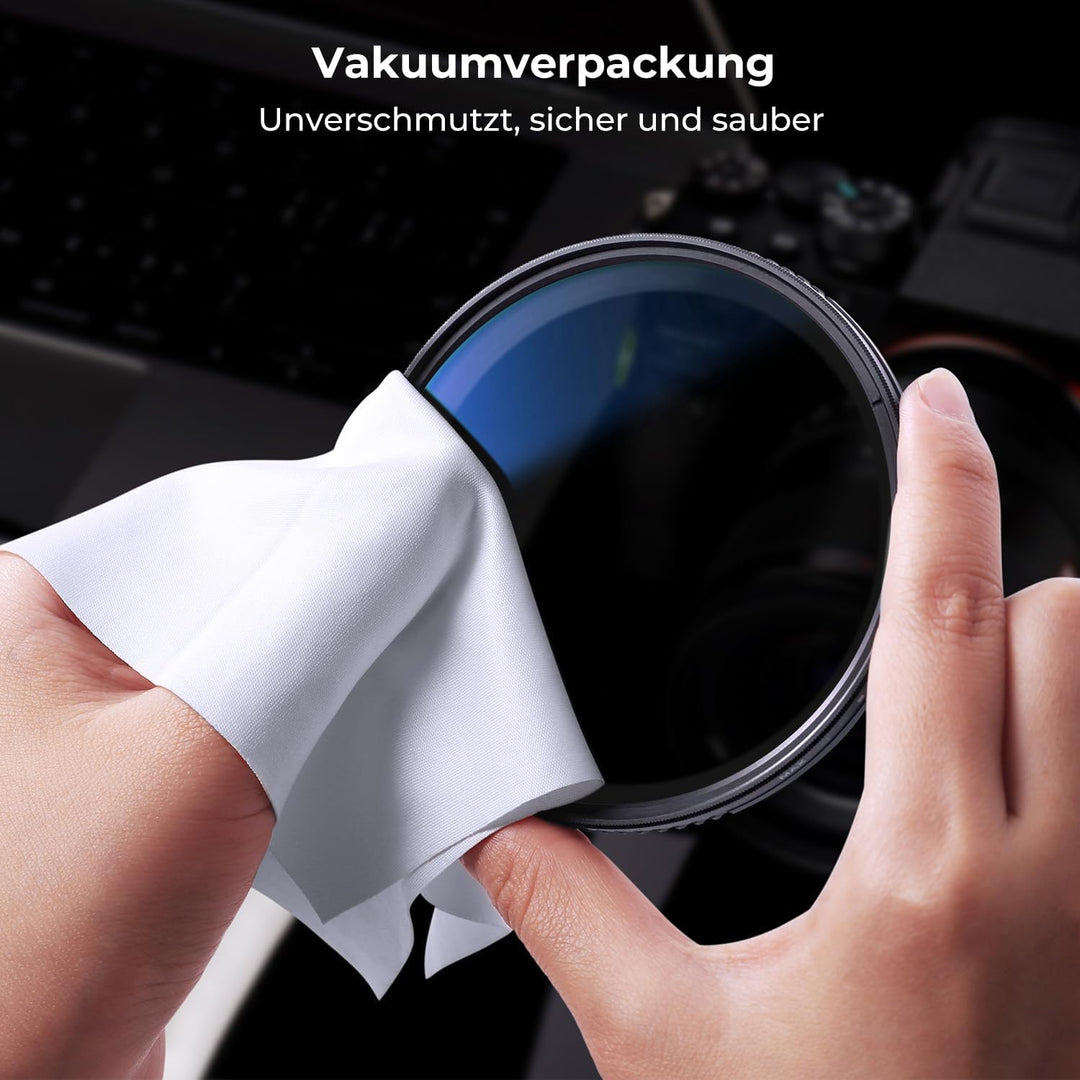 K&F Concept Nano-K Serie ND Filter 62mm Variabler Graufilter ND2-32 (1-5 Blendenstufen), 62mm