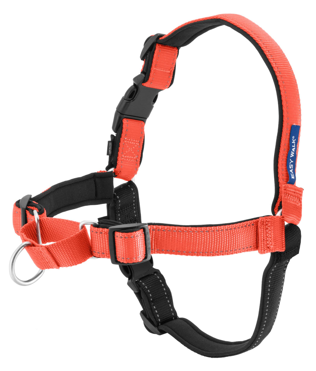 PetSafe Deluxe Easy Walk Hundegeschirr Orange/Schwarz Large, Orange/Schwarz Large