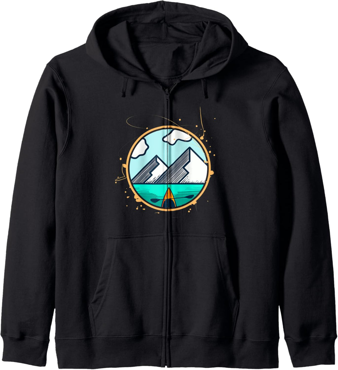Outdoor Kajak Geschenk Paddeln Kapuzenjacke