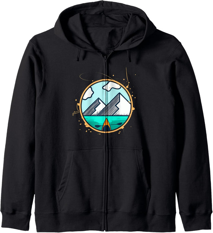 Outdoor Kajak Geschenk Paddeln Kapuzenjacke