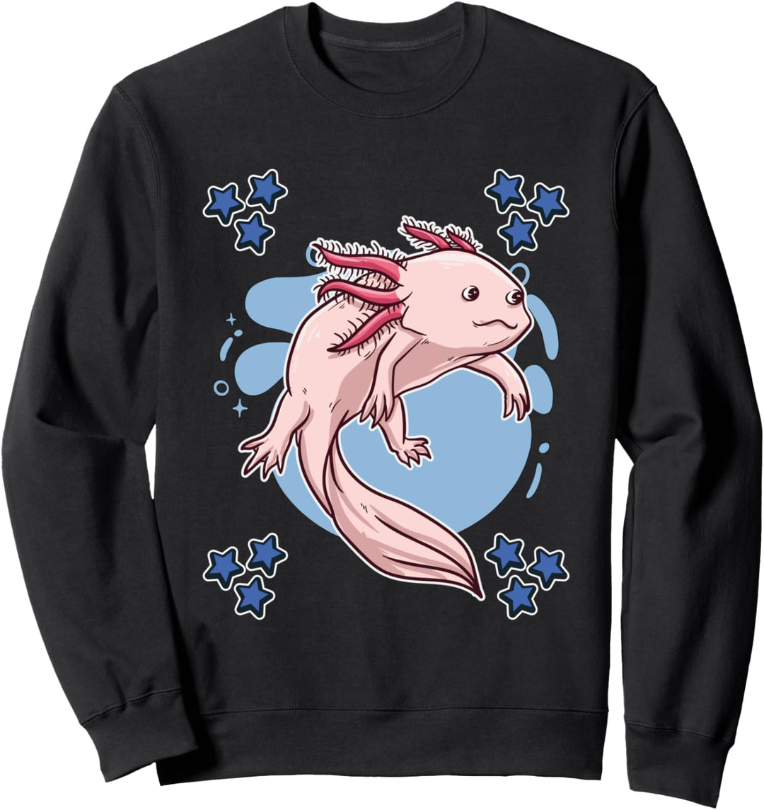Blue Design Axolotl Axolotl Sweatshirt