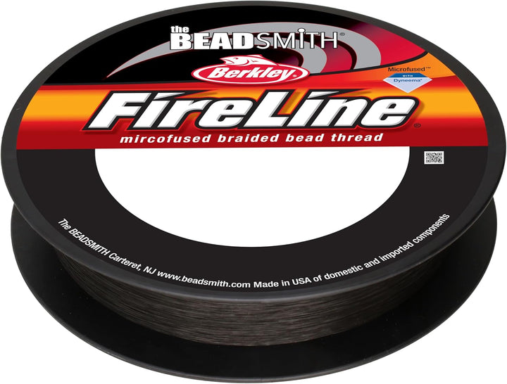 6Lb Fireline Smoke Pre Waxed Beading Thread .006In 0.15mm Diameter 125 Yard 6lb,125 yard Rauchgrau 1
