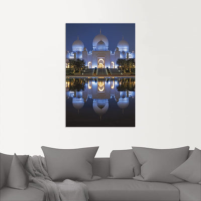 ARTland Wandbild Alu Verbundplatte für Innen & Outdoor Bild 40x60 cm Moschee Scheich Zayid Islam Mus