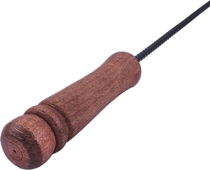 Feuerhaken mit Holzgriff 51 cm Schüreisen Schürhaken Glutkratzer Kaminzubehör Kaminbesteck Stocheise