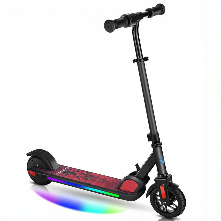 Caroma E Scooter Kinder von 6-14 Jahren, 180W Motor, 16 km/h, E Roller Kinder, Einstellbare Geschwin