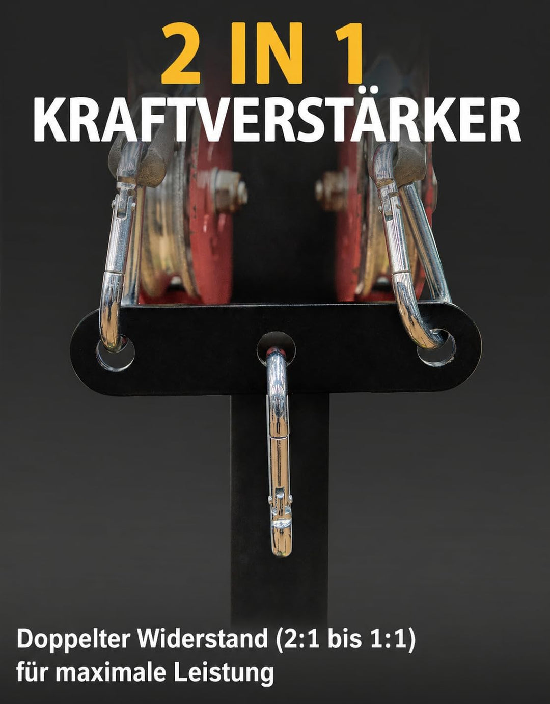 2:1 Kabeladapter, verstellbare LAT-Pulldown-Stange, Aufsätze für Kabelzugmaschinen – 15 cm